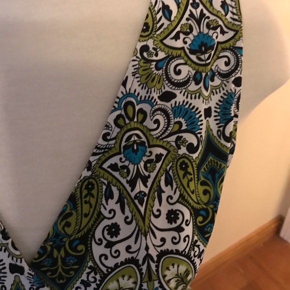 Apt 9 Dress Faux Wrap Paisley Dress - Picture 2 of 4